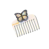 Hand-painted Monarch Butterfly Pocket Hair Comb | Eco-Friendly