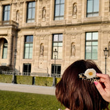 Hand-painted Daisy Pocket Hair Comb | Eco-Friendly