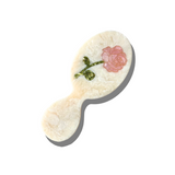Hand-painted Spring Rose Handbag Hero Brush | Eco-Friendly