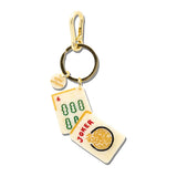 Hand-painted Mahjong Bag Charm + Keychain | Eco-Friendly