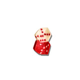 Hand-painted Lucky Dice Claw Hair Clip | Eco-Friendly