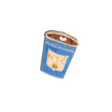 Hand-painted NYC Coffee Cup Hair Claw Clip | Eco-Friendly