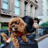 Hand-painted New York Teddy Bear Hair Claw Clip | Eco-Friendly
