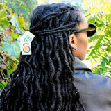 Hand-Painted Mini Mahjong Claw Hair Clip | Eco-Friendly