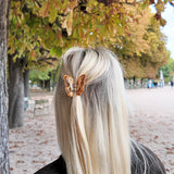 Hand-painted Mini Morpho Claw Hair Clip | Eco-Friendly