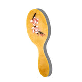 Hand-painted Magnolia Great Hair Day Brush | Eco-Friendly
