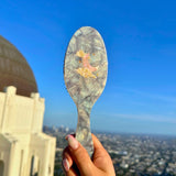 Hand-painted Celestial Moon Amazing Hair Day Brush | Eco-Friendly