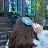 Hand-painted Celestial Moon Amazing Hair Day Brush | Eco-Friendly