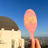 Hand-painted Angel Wings Great Hair Day Brush | Eco-Friendly