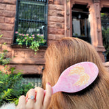 Hand-painted Angel Wings Great Hair Day Brush | Eco-Friendly