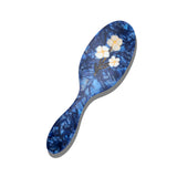 Hand-painted Vintage Flowers Great Hair Day Brush | Eco-Friendly