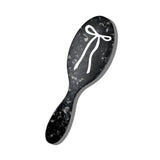 Hand-painted French Bow Great Hair Day Brush | Eco-Friendly