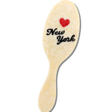 Hand-painted ❤️ New York Amazing Hair Day Brush | Eco-Friendly