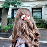 Hand-painted True Love Hearts Laydown Hair Claw Clip | Eco-Friendly