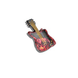 Hand-painted Electric Guitar Hair Claw Clip | Eco-Friendly