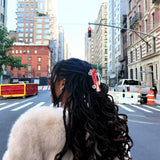 Hand-painted Memphis Car Hair Claw Clip | Eco-Friendly