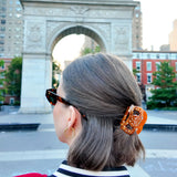 Hand-Painted Mini Pretzel Claw Hair Clip | Eco-Friendly