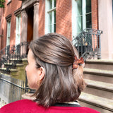 Hand-Painted Mini Dachshund Claw Hair Clip | Eco-Friendly