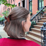 Hand-Painted Mini Dachshund Claw Hair Clip | Eco-Friendly