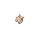 Hand-Painted Mini Horseshoe Claw Hair Clip | Eco-Friendly