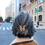 Hand-painted Mini Morpho Claw Hair Clip | Eco-Friendly