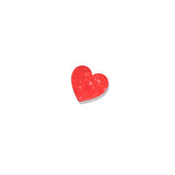 Hand-painted Heart Brooch Pin