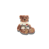 Hand-painted New York Teddy Bear Brooch Pin