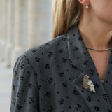 Hand-painted Pigeon Brooch Pin