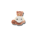 Hand-painted Americana Teddy Brooch Pin