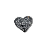 Hand-painted Paisley Heart Compact Mirror | Eco-Friendly
