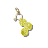 Hand-painted Tennis Ball Bag Charm + Keychain | Eco-Friendly