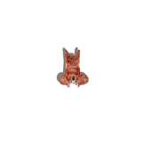 Hand-painted Mini New York Teddy Bear Hair Claw Clip | Eco-Friendly