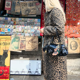 Hand-painted Paris Teddy Bear Bag Charm + Keychain | Eco-Friendly