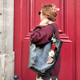 Hand-painted Super Fan Teddy Bag Charm + Keychain | Eco-Friendly