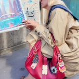 Hand-painted Matchbox Bag Charm + Keychain | Eco-Friendly