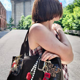 Hand-painted True Love Bag Charm + Keychain | Eco-Friendly