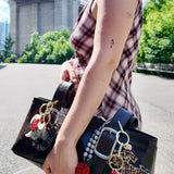 Hand-painted True Love Bag Charm + Keychain | Eco-Friendly