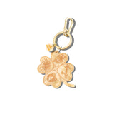 Hand-painted Lucky Clover Bag Charm + Keychain | Eco-Friendly