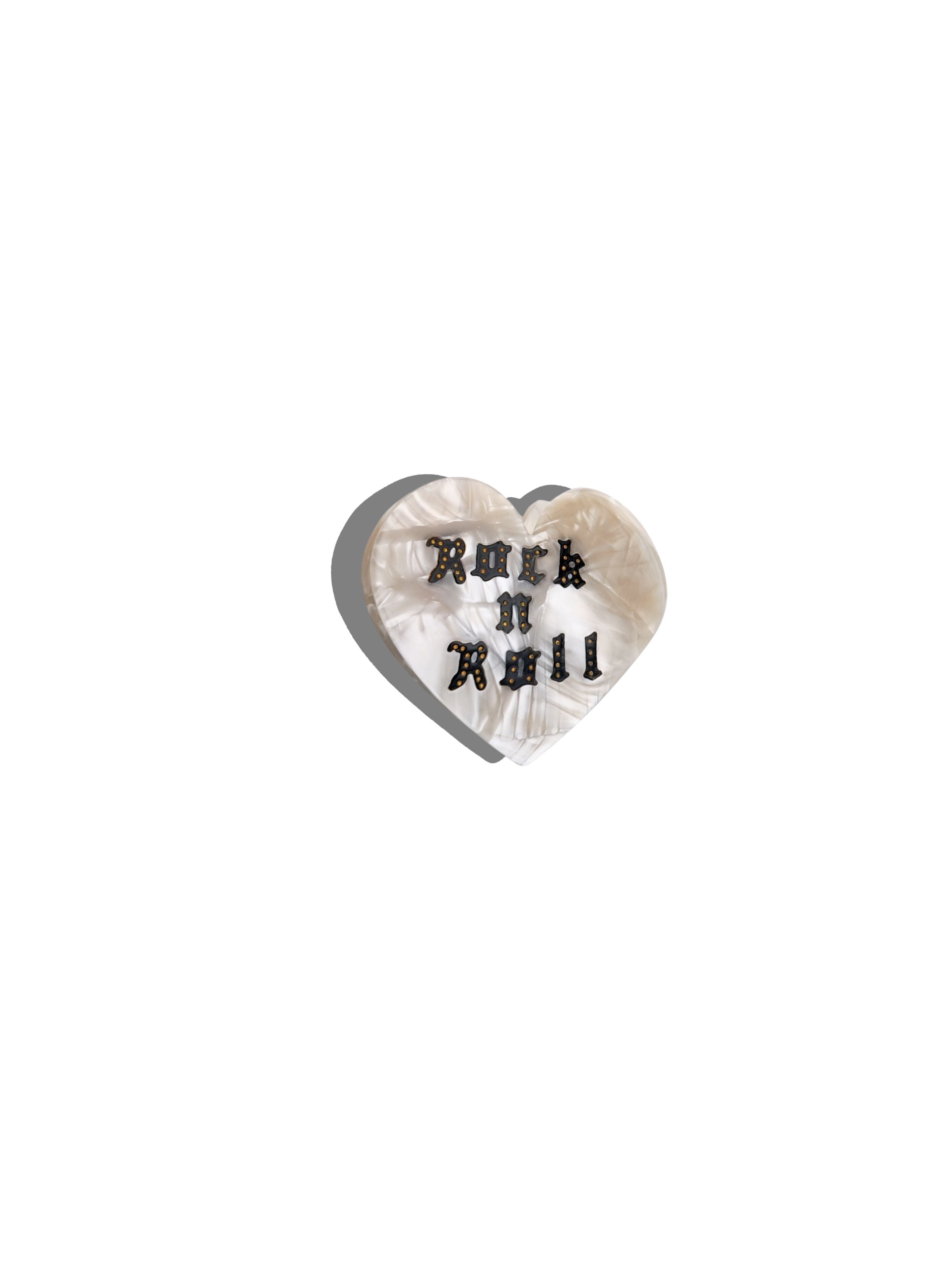 Hand-painted Rock n Roll Hair Claw Clip | Eco-Friendly
