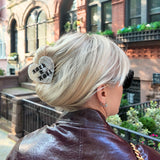 Hand-painted Rock n Roll Hair Claw Clip | Eco-Friendly