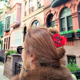 Hand-painted Rock n Roll Hair Claw Clip | Eco-Friendly