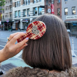 Hand-painted Paisley Heart Handbag Hero Brush | Eco-Friendly