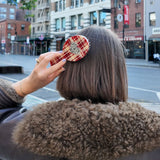 Hand-painted Paisley Heart Handbag Hero Brush | Eco-Friendly