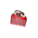 Hand-painted True Love Pocket Comb