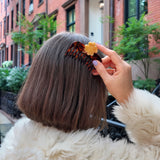 Hand-painted Lucky Clover Pocket Comb