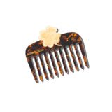 Hand-painted Lucky Clover Pocket Comb