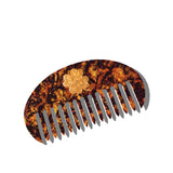 Hand-painted Lucky Clover Gua Sha Treatment Hair Comb | Eco-Friendly