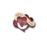 Hand-painted True Love Compact Mirror | Eco-Friendly