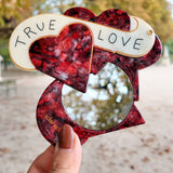 Hand-painted True Love Compact Mirror | Eco-Friendly