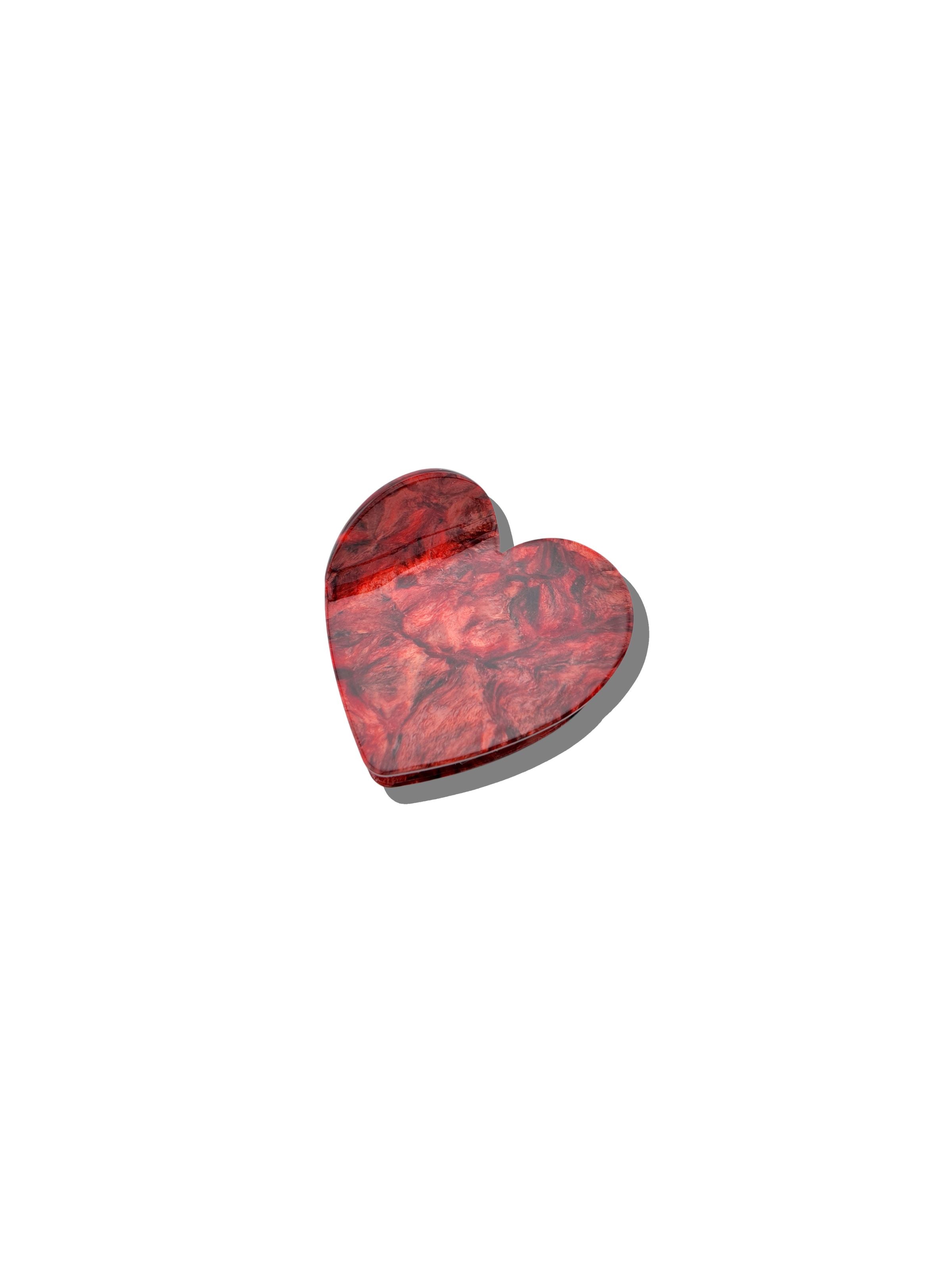 Handmade Heart Hair Claw Clip - Limited Edition